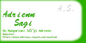 adrienn sagi business card